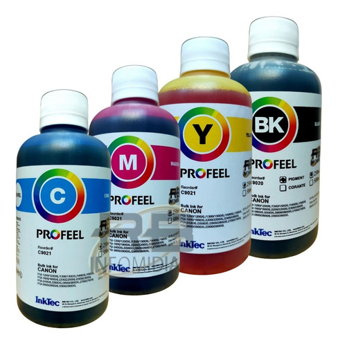 Tinta Para G5010 G5011 G6010 G6011 Inktec Profeel - 4x250ml