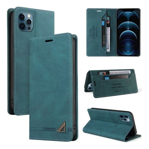 Funda Con Tapa For Samsung Carcasa De Cuero For iPhone