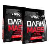 Hipercalorico Dark Mass 3kg -2 Uni - Dark Lab Sabor Chocolate Branco Com Morango