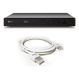 Reproductor Dvd LG Blu-ray Hdmi + Cable De 6 Pies -negro Color Negro