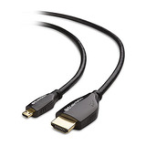 Cable Hdmi Micro De Alta Velocidad 4k 15 Ft.