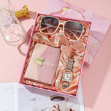 3pcs/set Prácticos Lotes De Regalo Gafas De Sol Monedero