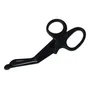 Tijera Lister Punta Redonda Trauma Médico Primeros Auxilios Color Negro | MercadoLibre