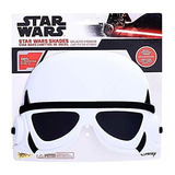 Sun-staches Star Wars Storm Trooper Con Licencia Oficial, Bl