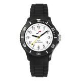 Scrubsmart Reloj Basico Para Enfermeras - Sw-w-100, Negro -,