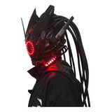 Máscaras Cyberpunk De Ds Sentinel, Luz Led Roja, Para Hallow