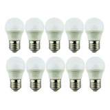 Pack 10 X Ampolleta G45 Bola  Led 5w E27 Megabright