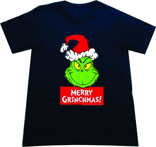 Camisetas Navideñas El Grinch Navidad Adultos Y  Niños