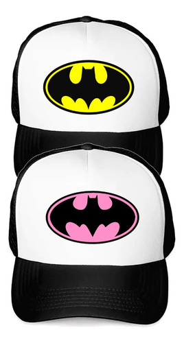  2 Jockey Gorro Malla Enamorados Pololos Parejas Batman Bati