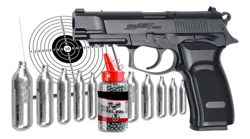 Pistola Asg Bersa Thunder 9 Pro 4,5mm + 1500 Balines +10 Co2