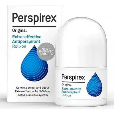 Antitranspirante Extra Efectivo Perspirex Roll On 20ml Unisex \u002F Sudoración Excesiva ( Hiperhidrosis ) Y Mal Olor En Axilas ( Bromhidrosis ) - Desodorante | Meses sin interés