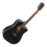 Guitarra Electroacustica Cort Ad880 Ce Bk Con Funda