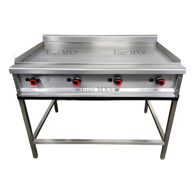 Plancha Industrial De Cocina Color Acero Inox | Meses sin interés