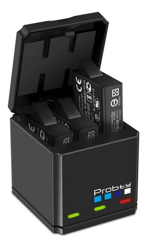 Kit 3 Baterias Alternativas Gopro Hero 5 6 7 + Cargador Usb