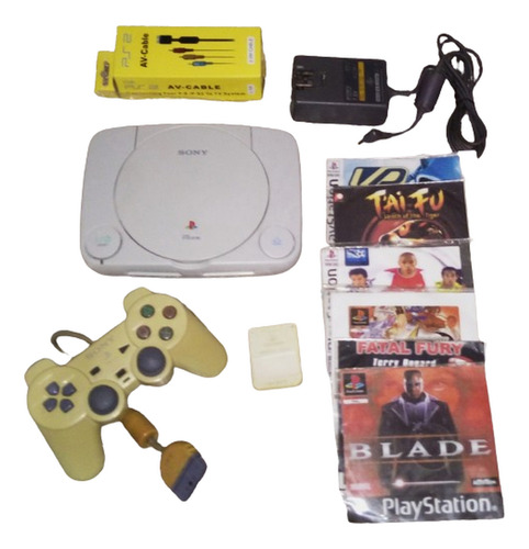 Playstation 1 Slim, Psone + Controle Original, Ps1 Baby 
