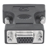 Adaptador Manhattan Vga Hembra A Dvi-i 24+5 Macho (328883)