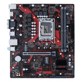 Placa Mae Intel 1700 Ex-b660m-v5 D4 M 2 Hdmi Vga Ddr4 Asus Cor Preto/vermelho