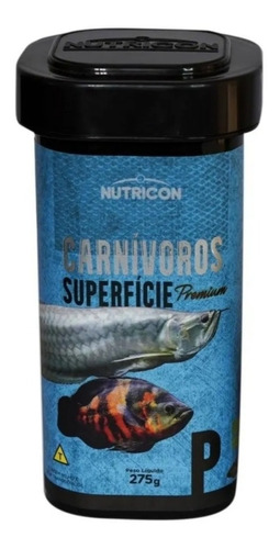 Ração  Nutricon Carnívoros Superfície P-275gr