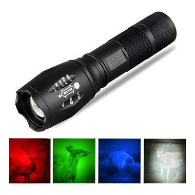 Lampara Camaleón Caceria 5000 Lumens 4 Colores Rojo Verde | Meses sin interés