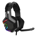 Audifonos Diadema Balaca  Gamer   Microfono Usb Y Luces Leds