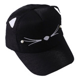 Gorra Mujer Gato Orejas Gatito Bordada