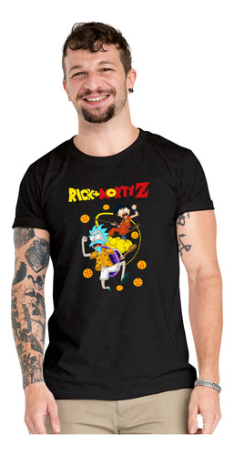 Polera Rick And Morty Dg Z Series Algodón Orgánico Wiwi