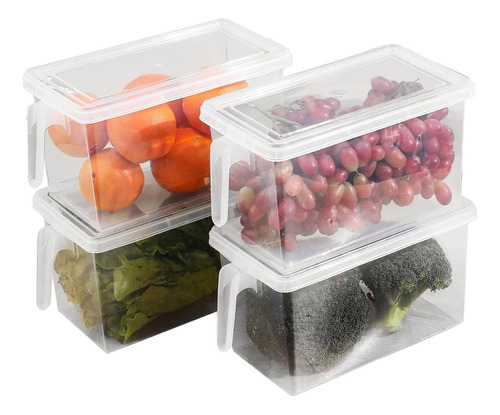 Caja Organizadora Refrigerador Con Tapa Y Mango Dispensa Nev