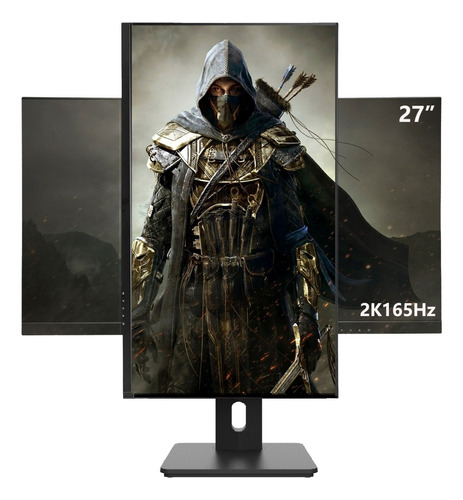 Monitor Gamer Fyhxele 27 Qhd 165hz Altura Y Ángulo Ajustable