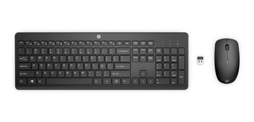 Kit Teclado Mouse Hp 230 Inalambrico Slim 18h24aa Pro Usb Es