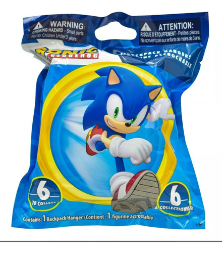 Llavero Sonic Original Hanger Para Mochila O Llaves Sega