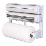 3 En 1 Dispensador Papel Cocina Aluminio Servitoalla Playo 