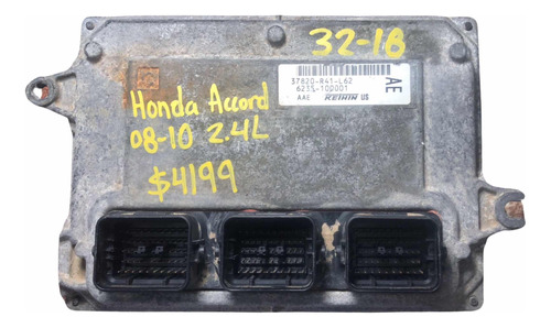 Computadora Honda Accord 2.4l 2008-2010   37820-r41-l62 (ae)