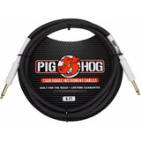 Pig Hog Ph6 Cable Para Guitarra O Bajo 1.80 Metros