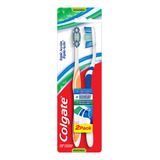 Escova Dental Média Colgate Tripla Ação 2 Unidades