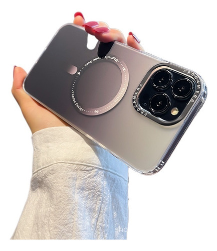 Funda Para Iphone11 12 13 14 15transparente Case Con Magsafe