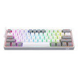 Teclado Gamer Redragon Fizzpro K616rgb Red Ing Blanco-gris Color Del Teclado Blanco/gris Idioma Inglés Us