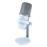 Microfone Hyperx Blx Solocast Condensador  Cardioide Branco
