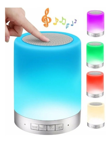 Lámparas De Velador Lámpara Velador Lampara Touch Speaker 