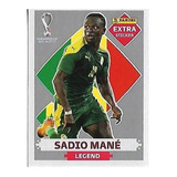 Figurinha Sadio Mané Legend Prata Copa Qatar 2022