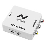 Conversor Rca A Hdmi Adaptador De Video Rca Av2 A Hdmi 720p 