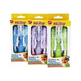 Set Kit 3 Cepillos Nuby P/ Dientes Bebe Higiene Bucal 754