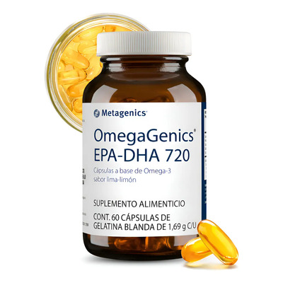 Omegagenics Epa-dha 720 Suplemento Puro De Omega-3 60 Caps Limón Metagenics | Meses sin interés