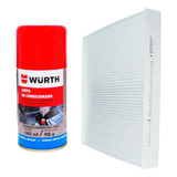 Filtro Ar Condicionado Bosch + Spray Higienizador Wurth