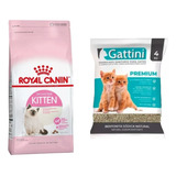 Alimento Royal Canin Feline  Kitten Gatito 7.5k + Piedras 4k