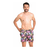 Pantaloneta  De Baño Media Tropical