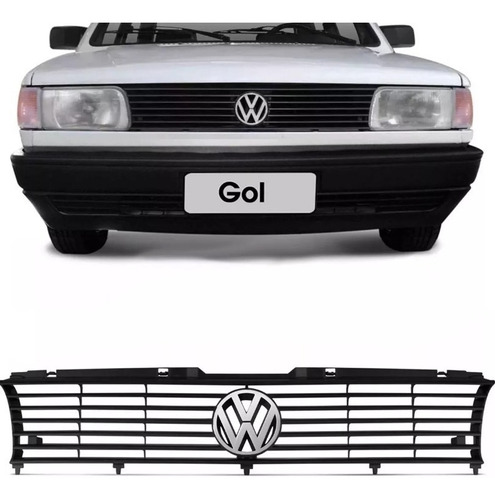 Parrilla Delantera Vw Gol/senda/ 92a95 /saveiro 92a97 C/logo Foto 2