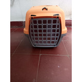 Transportadora Perros Gatos 47x30x28. Puerta Plastica