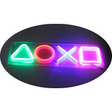 Luz Led Neon Gamer Decoracion Pared Puerta Videojuego