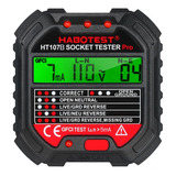 Habotest Gfci Outlet Tester With Voltage Display 90-250v 1
