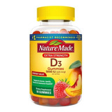 Nature Made Vitamina D3 5000 Iu 125 Mcg 90 Gomitas Sabor Frutas